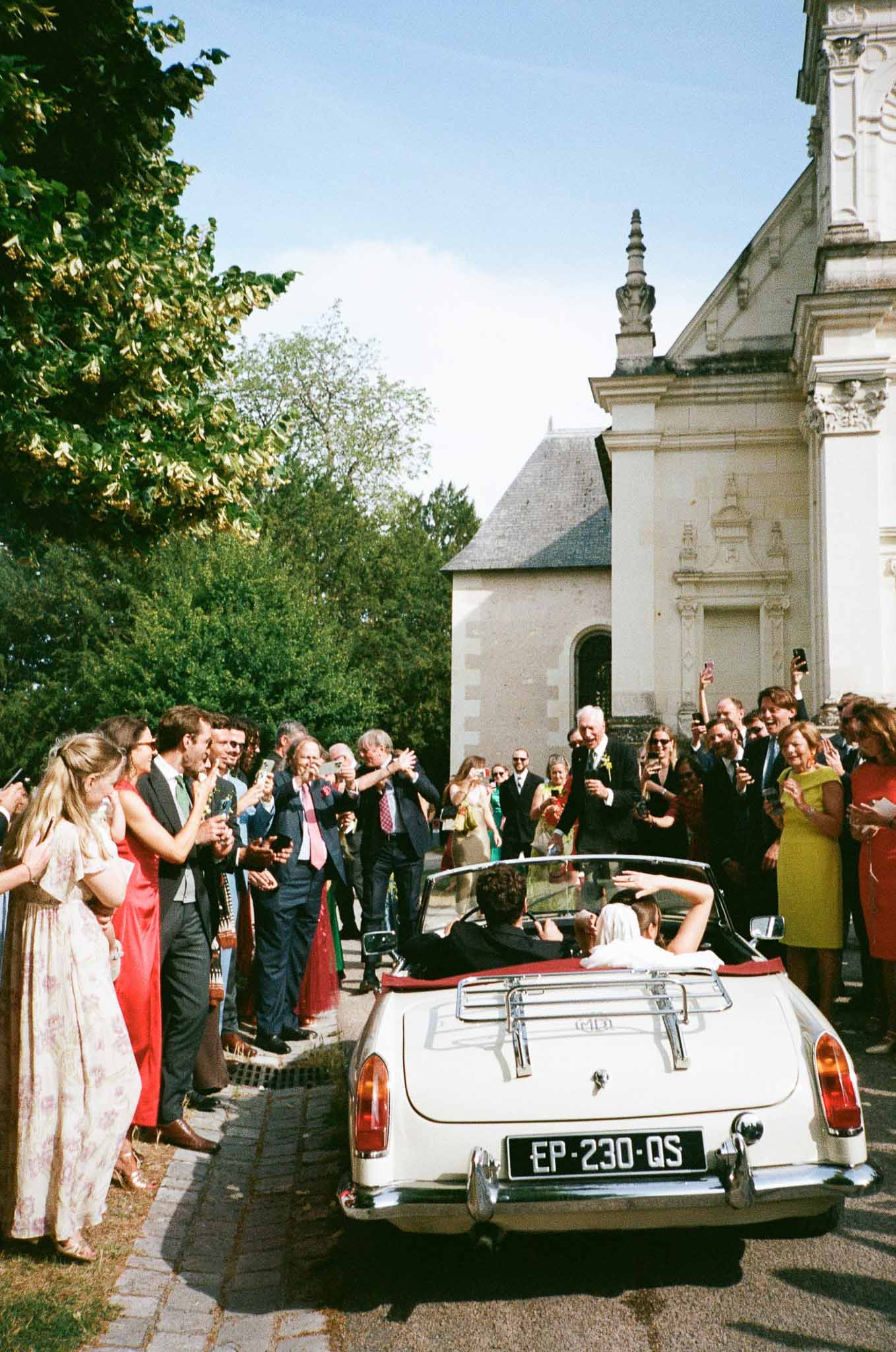 Wedding ceremony in a chapel